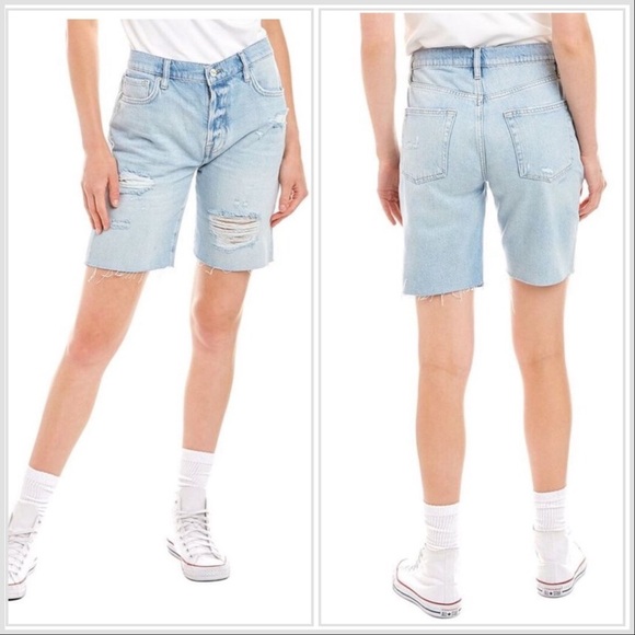 Frame Le Slouch Bermuda in Natoma Size 26 EUC - Picture 1 of 7
